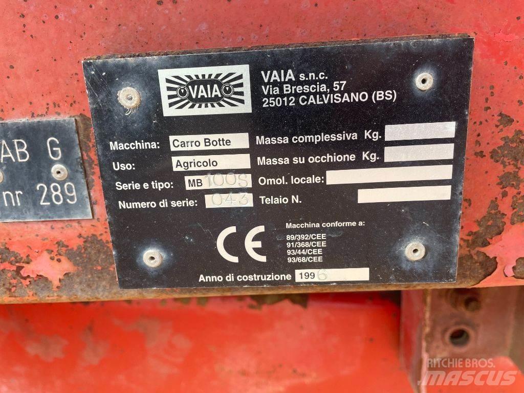 Vaia MB 100 Sivi gübre ve ilaç tankerleri