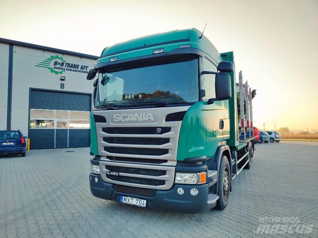 Scania G 450 Tomruk kamyonlari