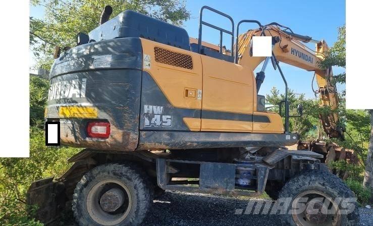 Hyundai HW145 Lastik tekerli ekskavatörler