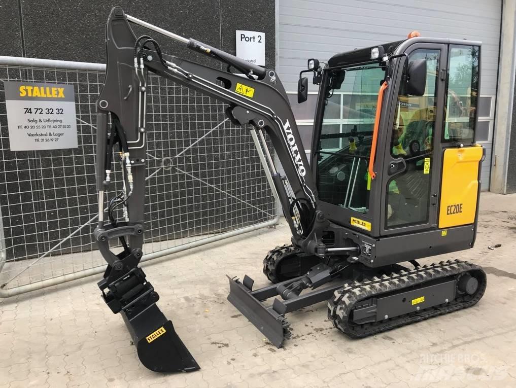 Volvo EC20E Mini ekskavatörler, 7 tona dek