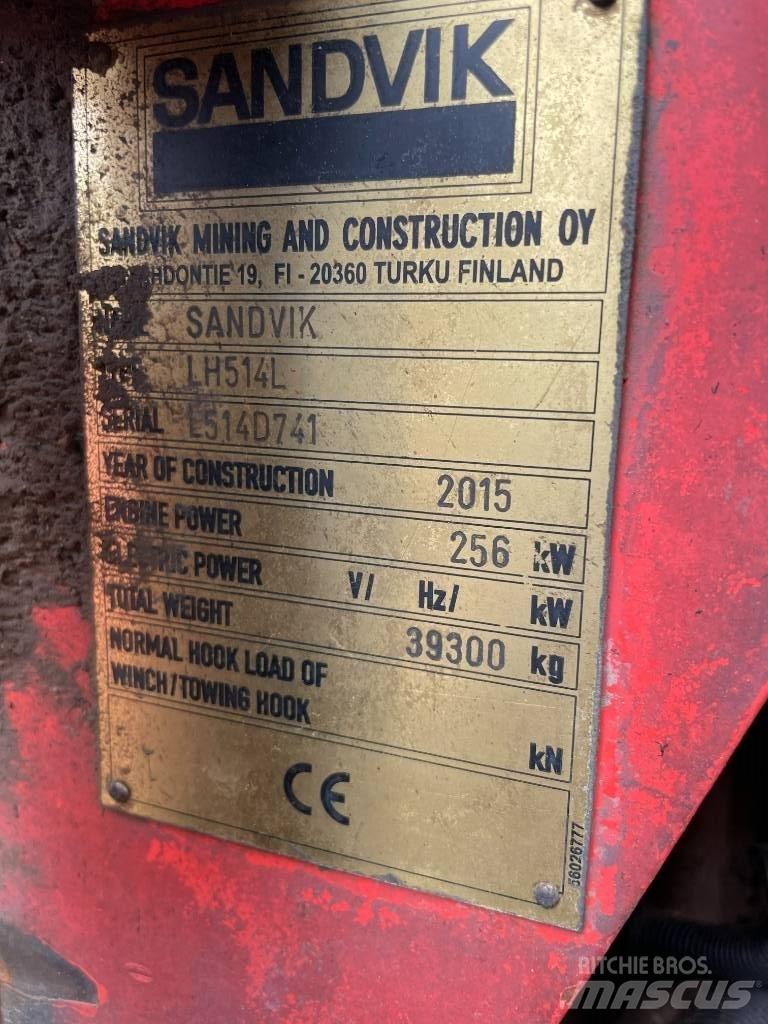 Sandvik LH 514 Yer Altı Yükleyicileri