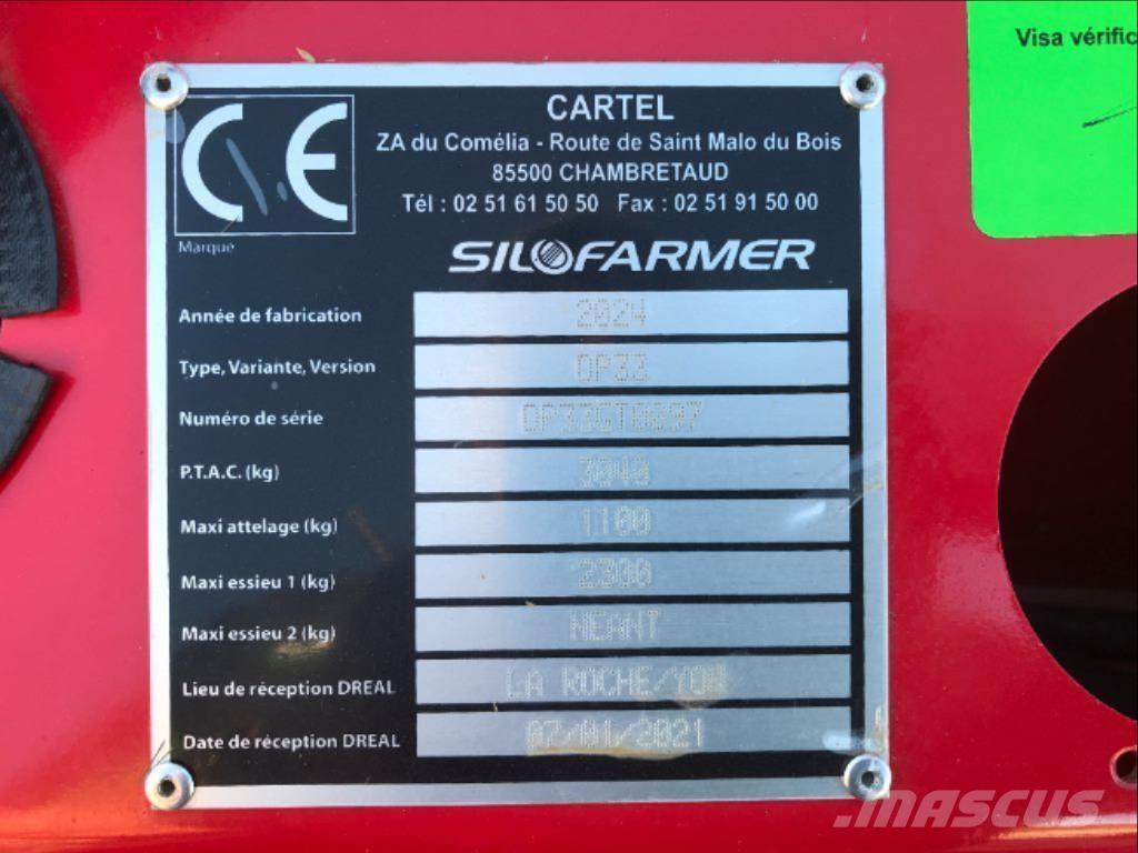 Silofarmer 280 Balya ögütücü, kesici ve açicilar