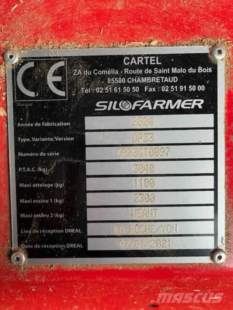 Silofarmer P 280 Balya ögütücü, kesici ve açicilar
