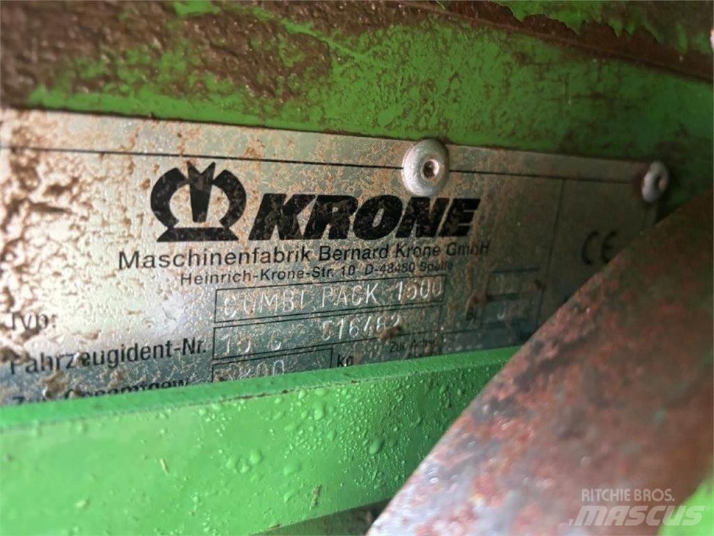 Krone CP 1500 MC Rulo balya makinalari