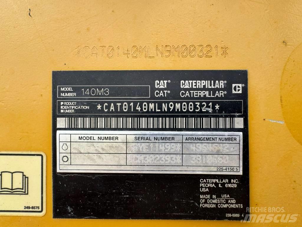 CAT 140M3 Greyderler