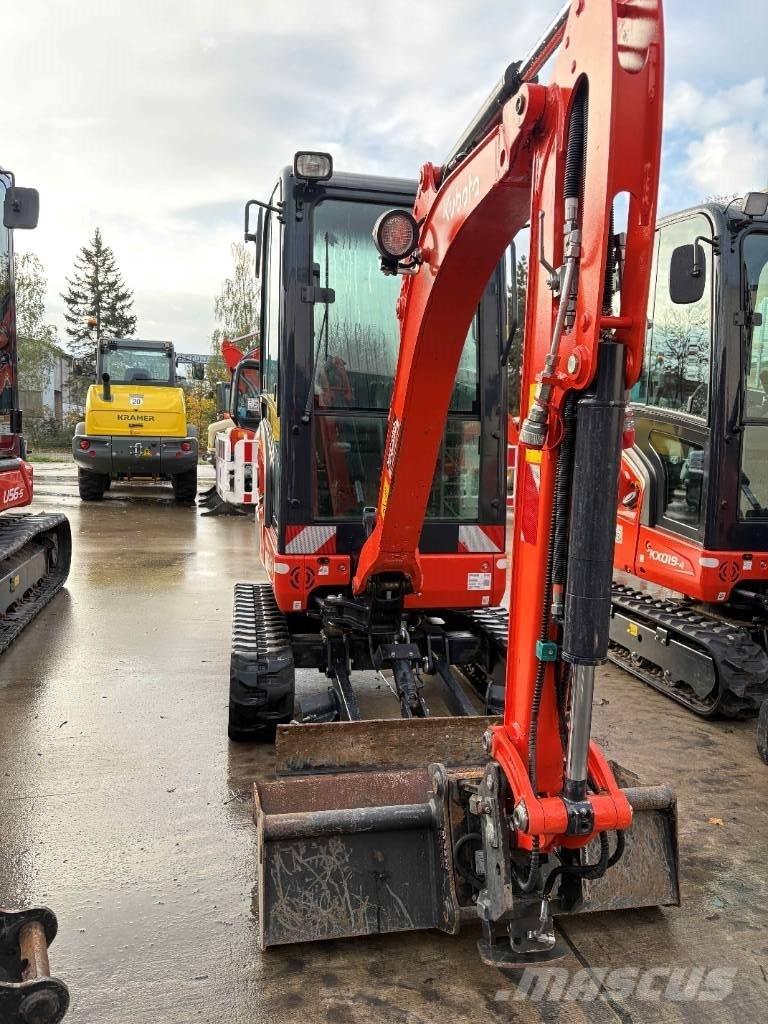 Kubota KX 019-4 Mini ekskavatörler, 7 tona dek