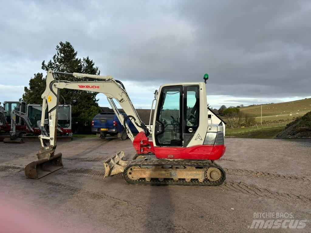 Takeuchi TB 250 Mini ekskavatörler, 7 tona dek