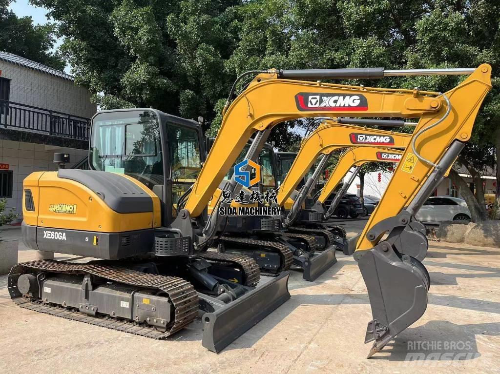 XCMG xe60ga Mini ekskavatörler, 7 tona dek