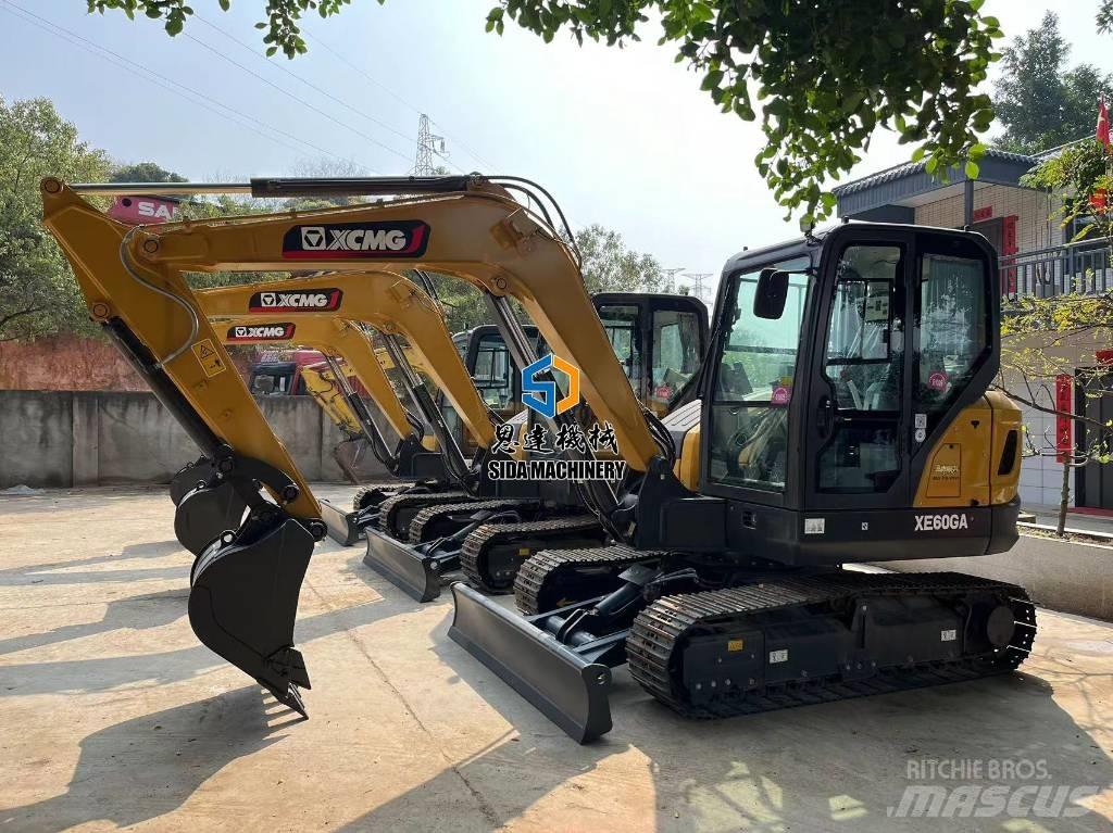 XCMG xe60ga Mini ekskavatörler, 7 tona dek