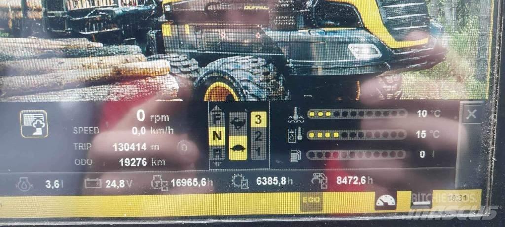 Ponsse Wisent 8W Tomruk yükleyici traktörler