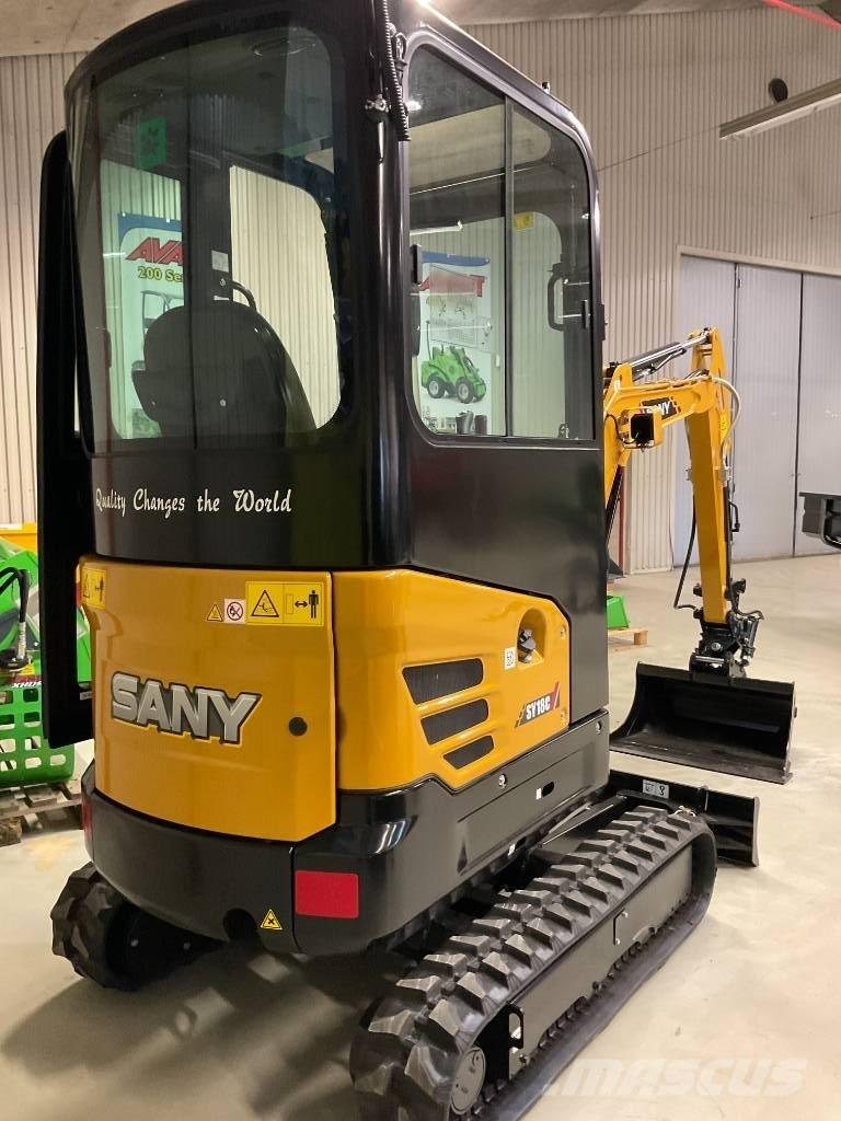 Sany SY 18 C + Trailer Mini ekskavatörler, 7 tona dek