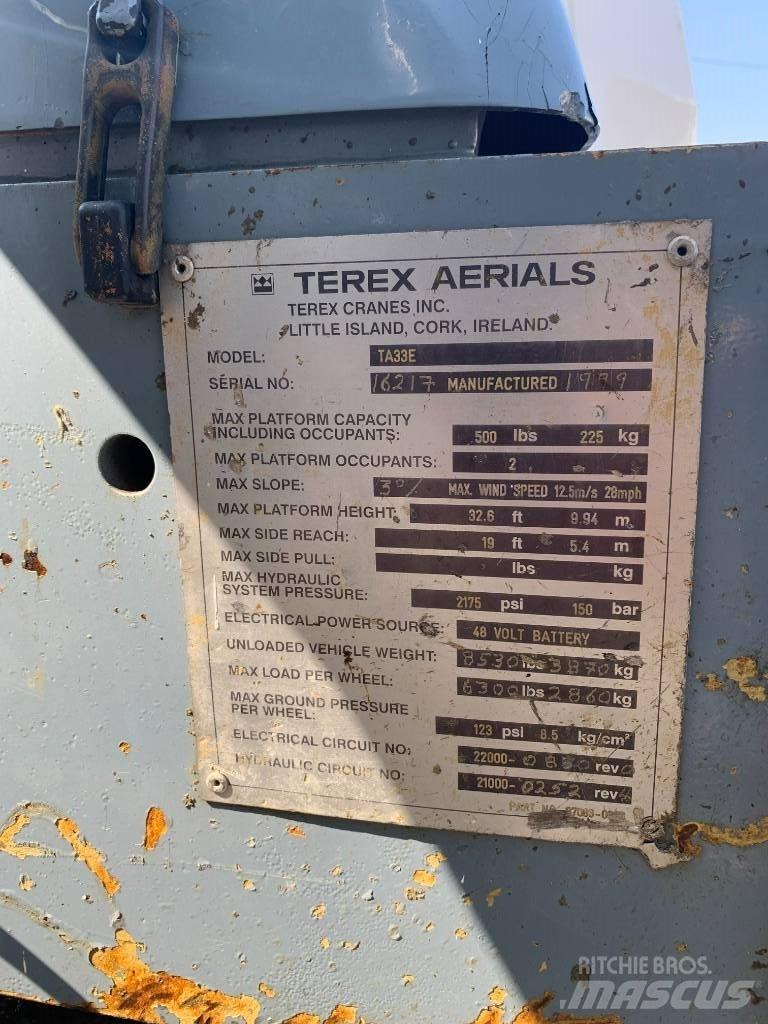 Terex TA33 Körüklü personel platformları