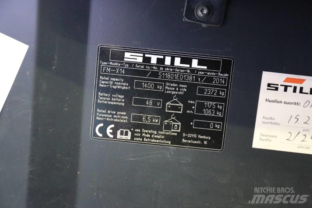 Still FMX14 Reach truck - depo içi istif araçları