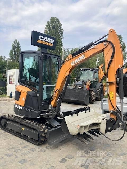 CASE CX 25 D Mini ekskavatörler, 7 tona dek