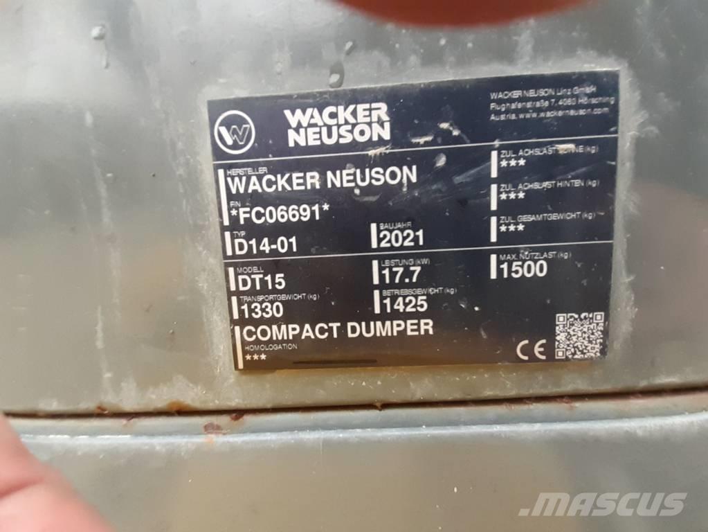 Wacker Neuson DT15 Paletli damperler
