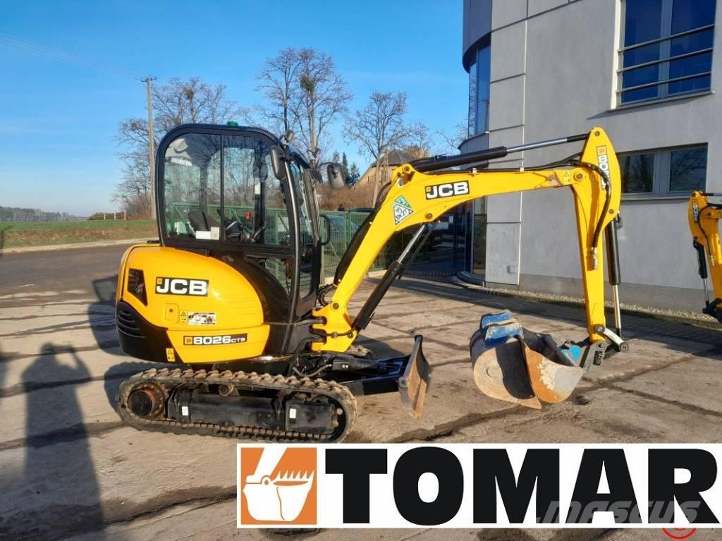 JCB 8026 CTS Mini ekskavatörler, 7 tona dek