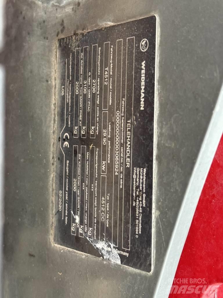 Weidemann T4512 Teleskopik yükleyiciler
