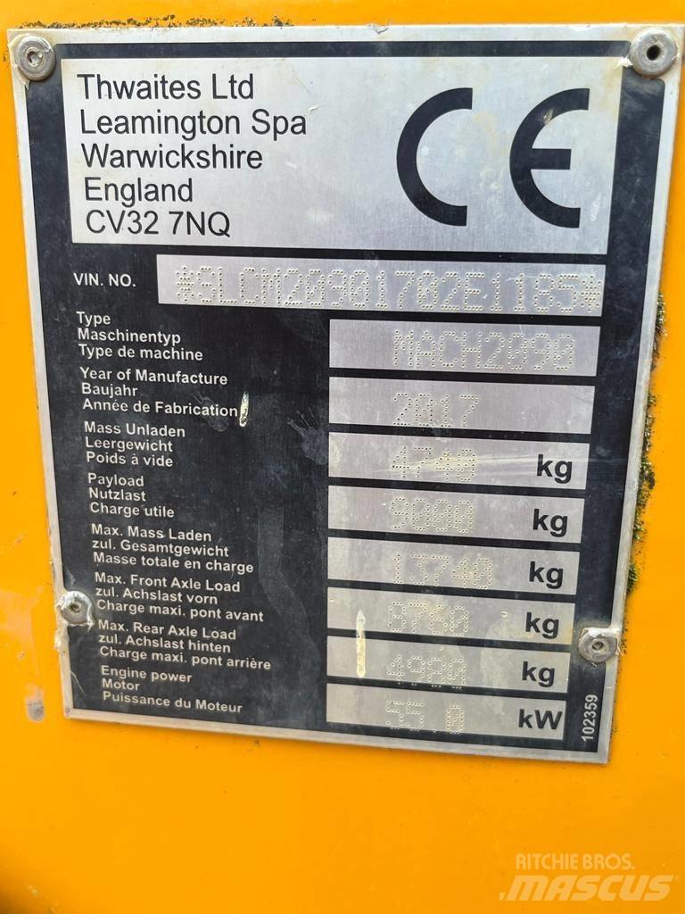 Thwaites 9T Belden kirma kamyonlar