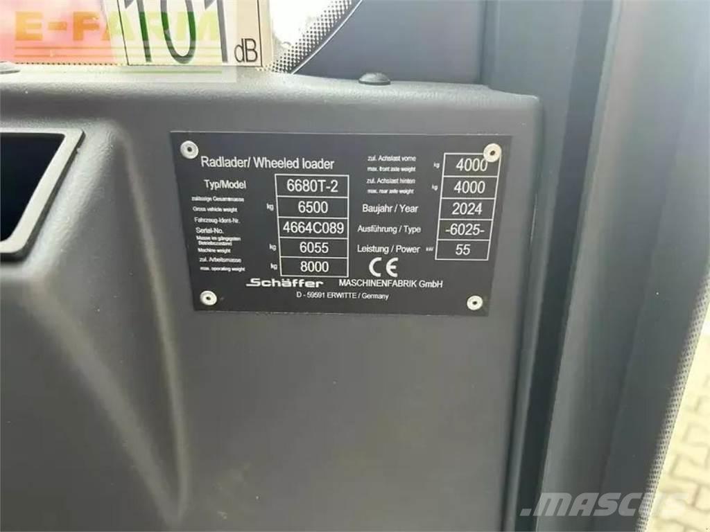 Schäffer 6680 t-2 Mini ekskavatörler, 7 tona dek