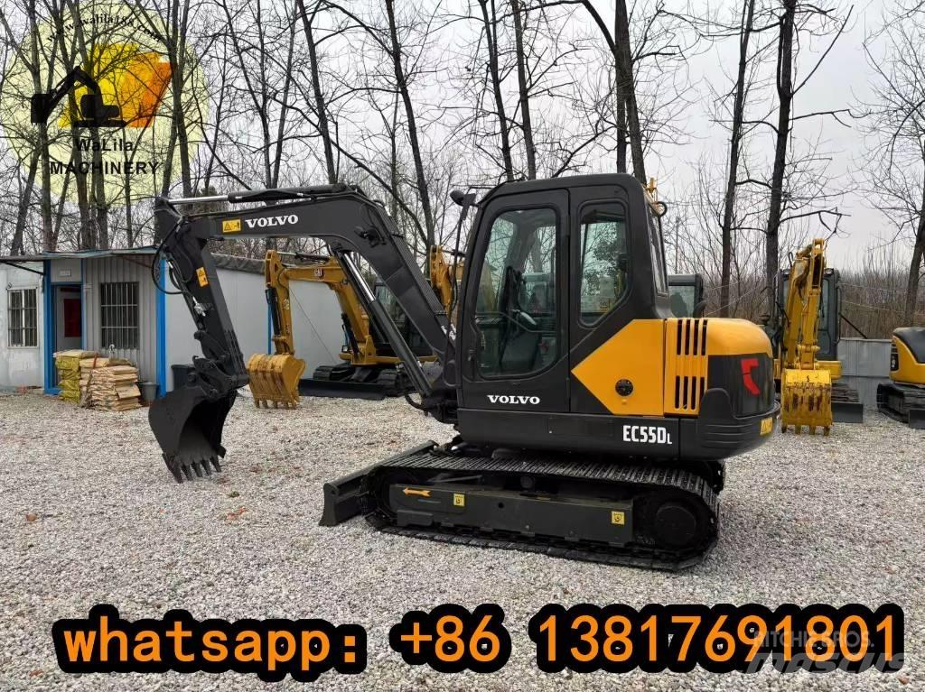 Volvo EC 55D Mini ekskavatörler, 7 tona dek