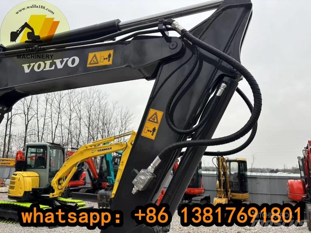 Volvo EC 55D Mini ekskavatörler, 7 tona dek