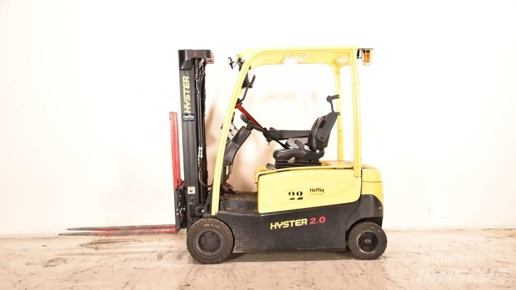 Hyster J 2.0 XN LWB Elektrikli forkliftler