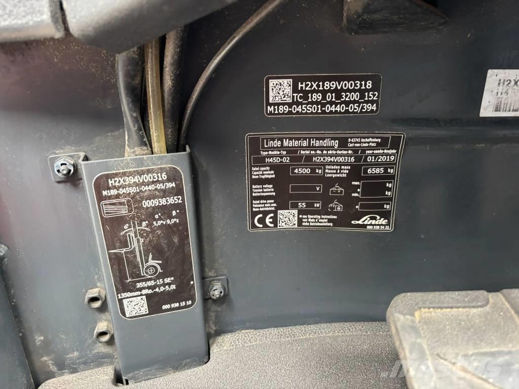 Linde H45D-02 EVO Dizel forkliftler