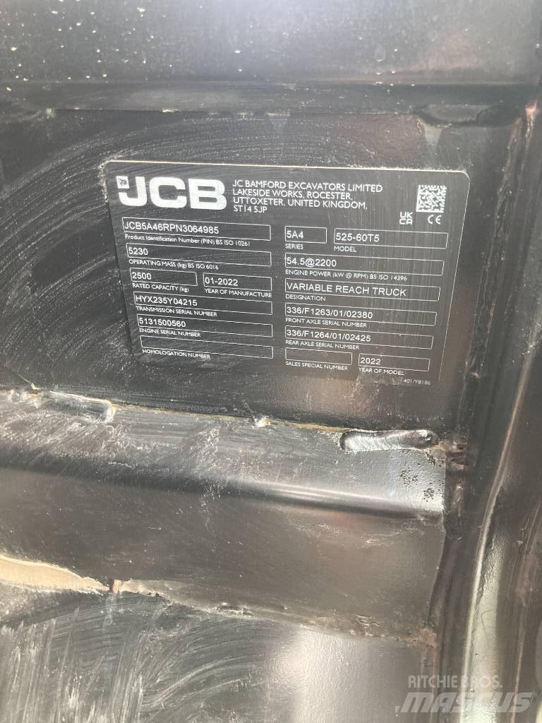 JCB 525-60 Teleskopik yükleyiciler