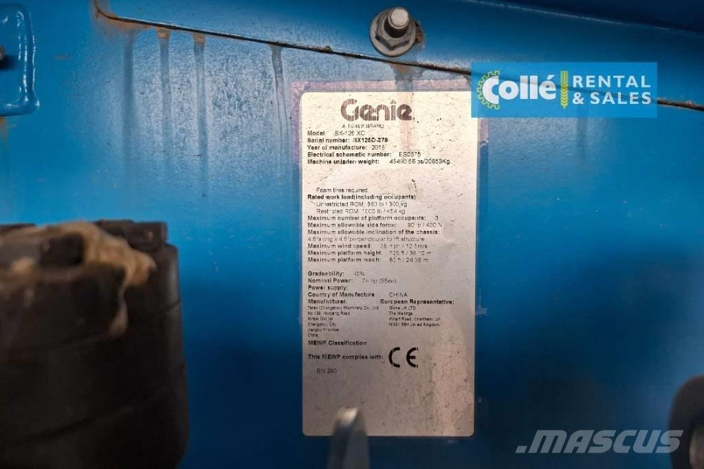Genie SX 125XC | 2018 Körüklü personel platformları