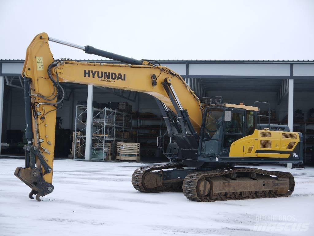 Hyundai HX 330 L Paletli ekskavatörler