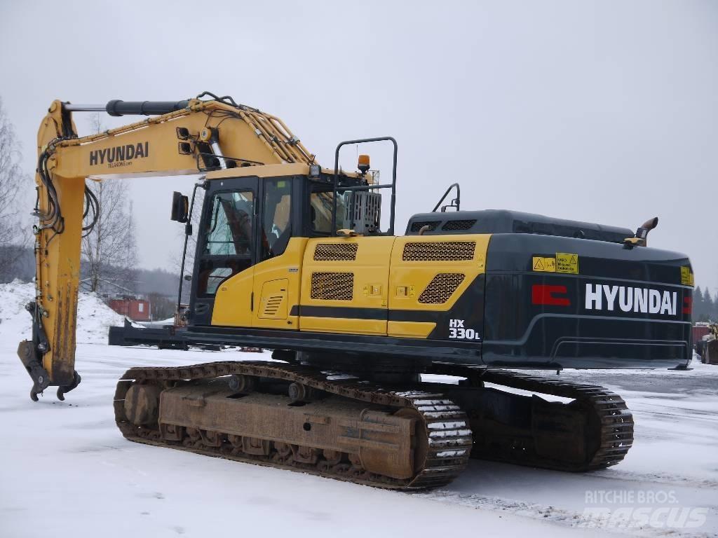 Hyundai HX 330 L Paletli ekskavatörler