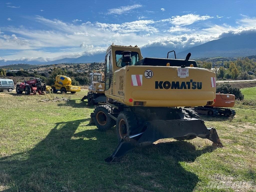 Komatsu PW 170-6 Lastik tekerli ekskavatörler
