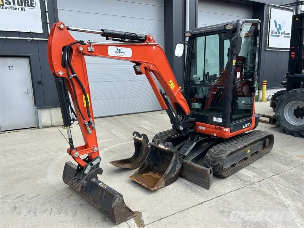Kubota U27-4 (9691) Mini ekskavatörler, 7 tona dek