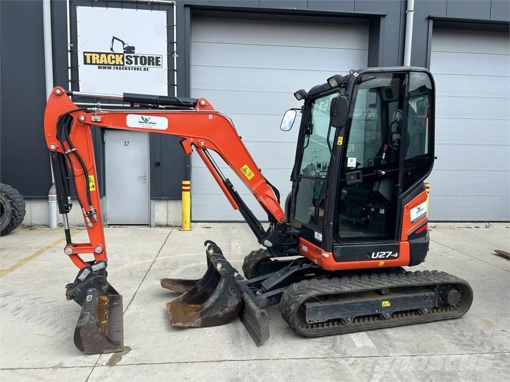 Kubota U27-4 (9691) Mini ekskavatörler, 7 tona dek