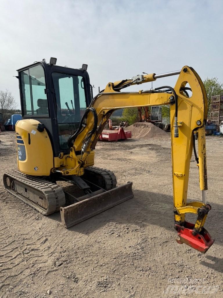 Komatsu PC 26 MR Mini ekskavatörler, 7 tona dek