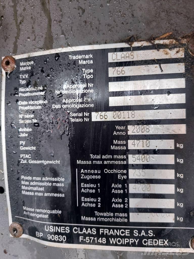 CLAAS kombipress 355 Rulo balya makinalari