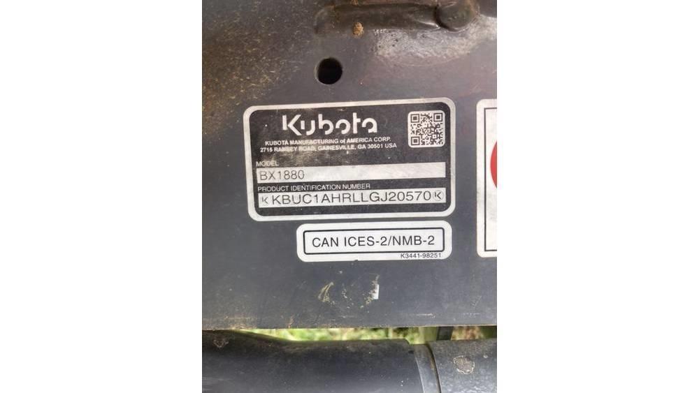 Kubota BX 1880 Traktörler