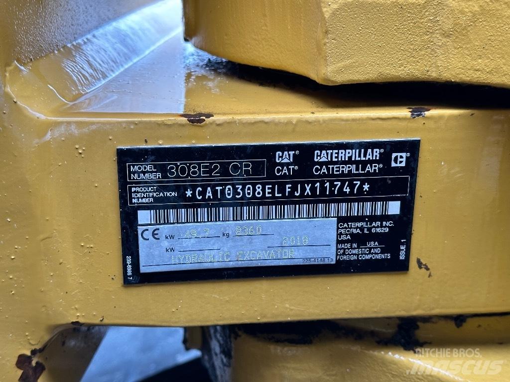 CAT 308E2 CR Midi ekskavatörler 7 - 12 t