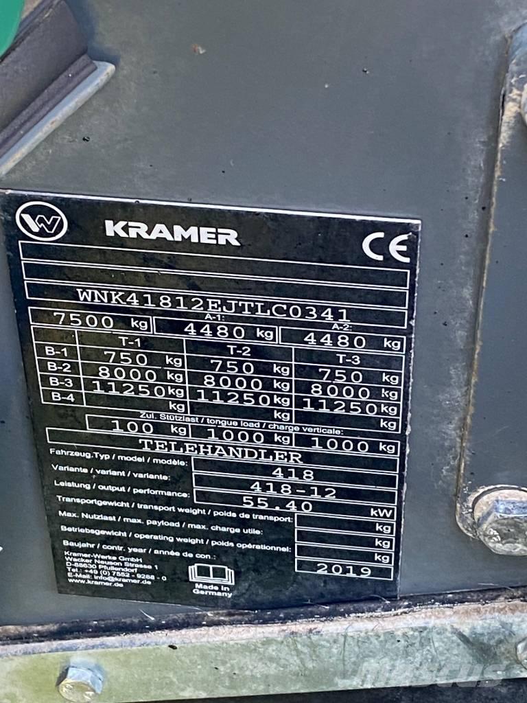 Kramer KT 276 Tarimsal teleskopik yükleyiciler