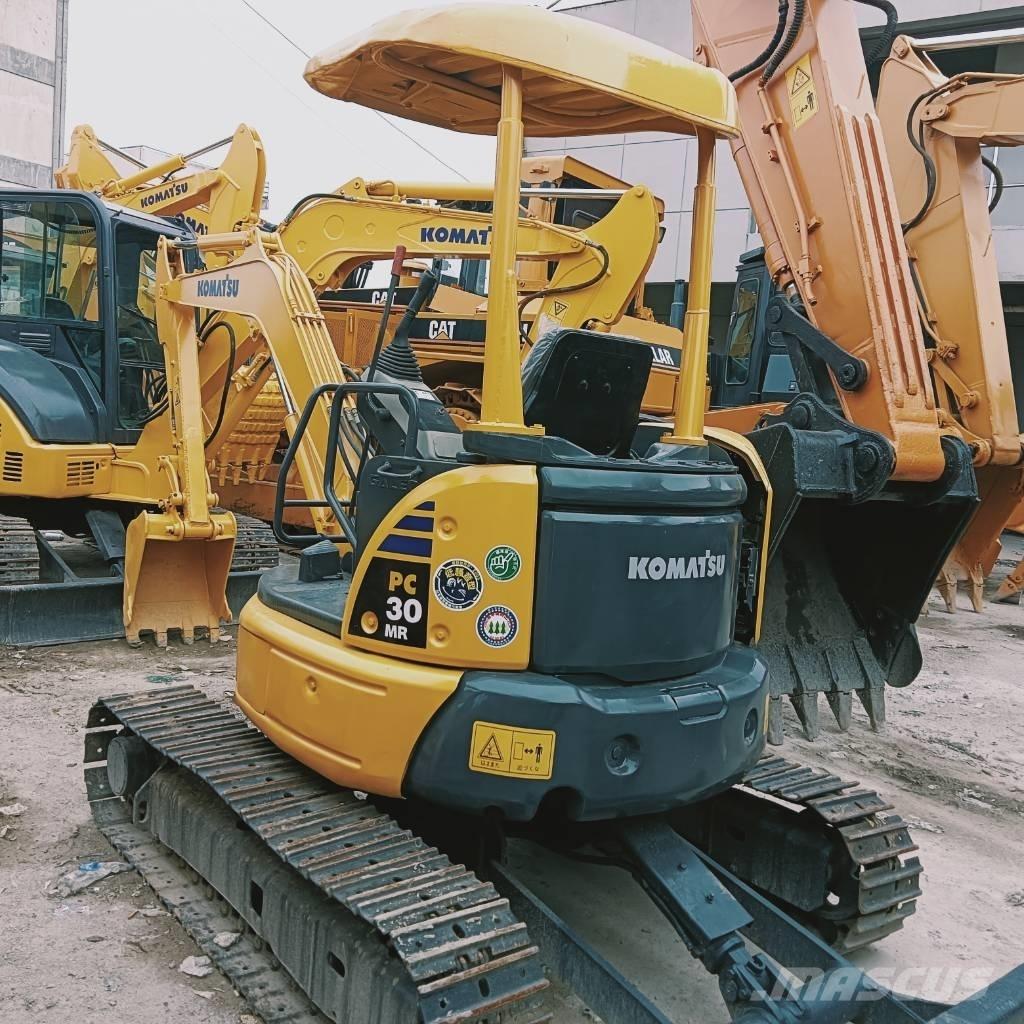 Komatsu PC 30 MR Mini ekskavatörler, 7 tona dek
