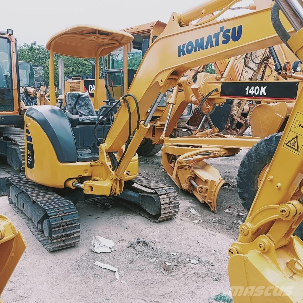 Komatsu PC 30 MR Mini ekskavatörler, 7 tona dek