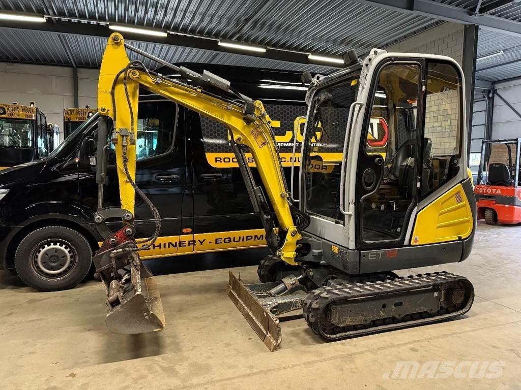 Wacker Neuson ET18 Mini ekskavatörler, 7 tona dek