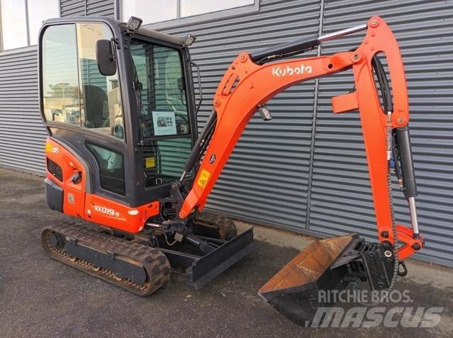 Kubota kx019-4 Mini ekskavatörler, 7 tona dek
