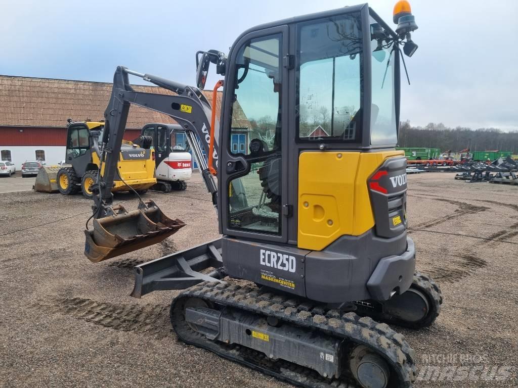 Volvo ECR25 D Mini ekskavatörler, 7 tona dek