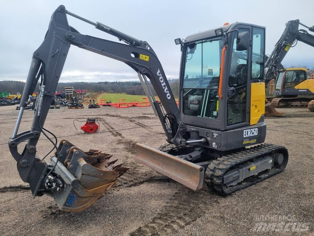 Volvo ECR25 D Mini ekskavatörler, 7 tona dek
