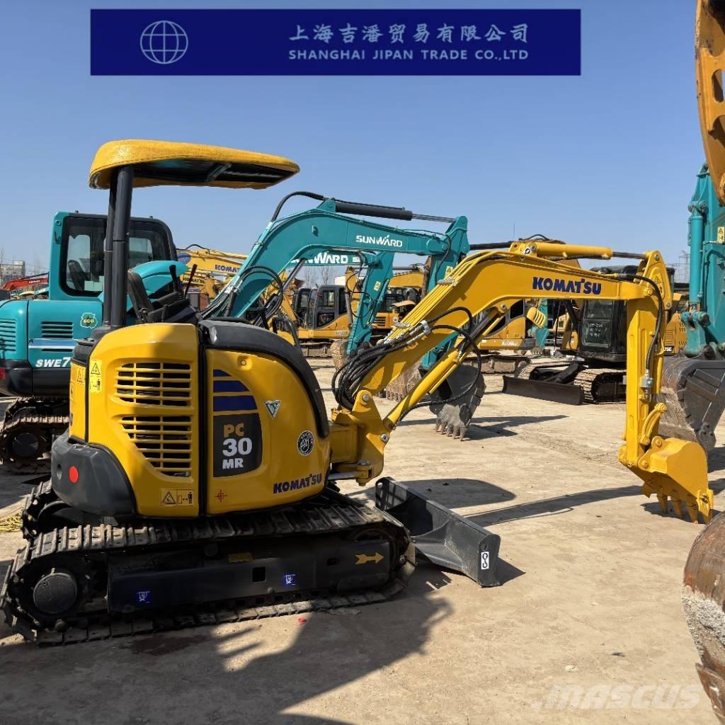 Komatsu PC 30 MR Mini ekskavatörler, 7 tona dek