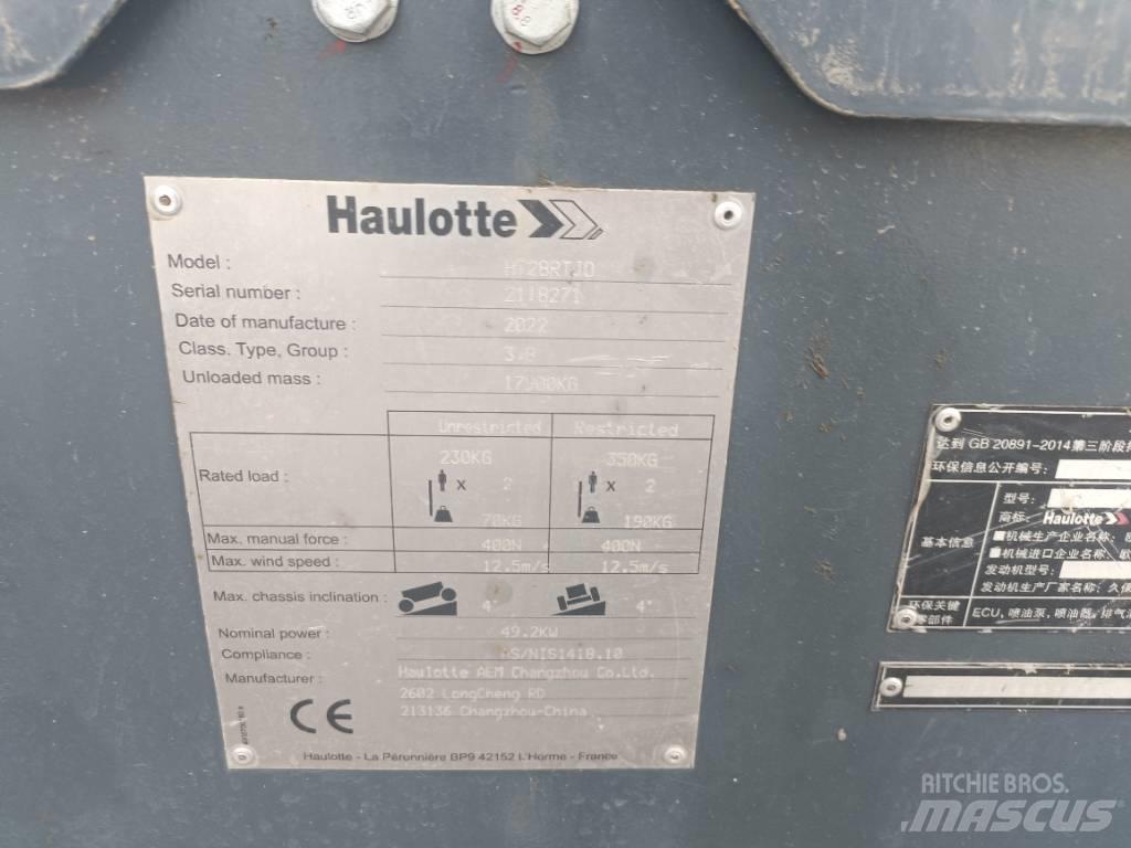 Haulotte HT28RTJO Teleskopik personel platformları