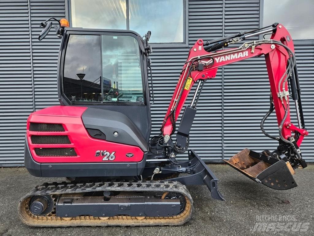 Yanmar SV 26 Mini ekskavatörler, 7 tona dek