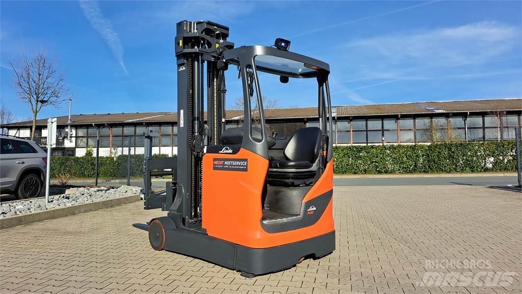 Linde R20 Reach truck - depo içi istif araçları