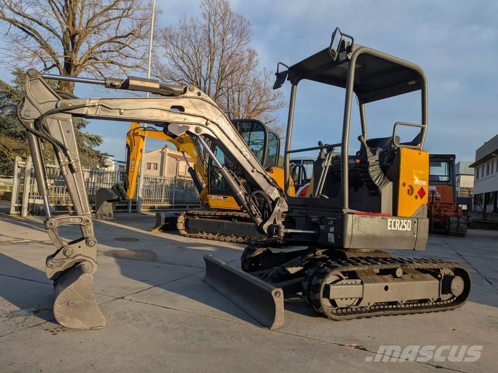 Volvo ECR 25 D Mini ekskavatörler, 7 tona dek